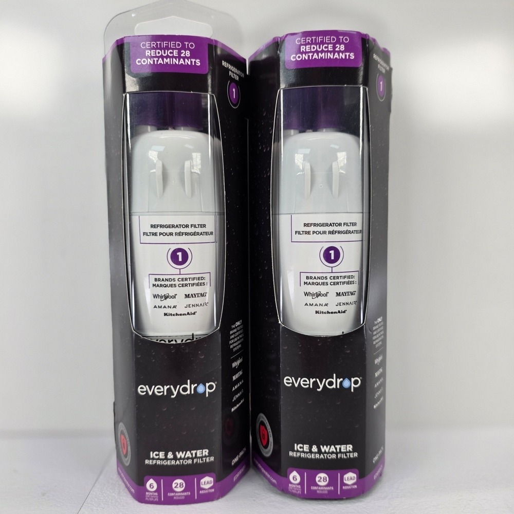 2 Pack Everydrop Refrigerator Water Filter 1 NEW